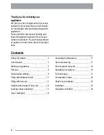 Preview for 2 page of Zanussi ZDF401 User Manual