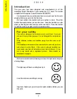 Preview for 2 page of Zanussi ZDG 58 Operating Instructions Manual