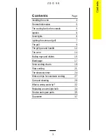 Preview for 3 page of Zanussi ZDG 58 Operating Instructions Manual