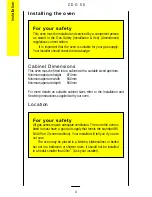 Preview for 4 page of Zanussi ZDG 58 Operating Instructions Manual