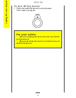 Preview for 8 page of Zanussi ZDG 58 Operating Instructions Manual