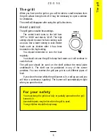 Preview for 9 page of Zanussi ZDG 58 Operating Instructions Manual