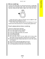 Preview for 21 page of Zanussi ZDG 58 Operating Instructions Manual