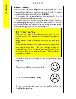 Предварительный просмотр 2 страницы Zanussi ZDG 862 Operating Instructions Manual