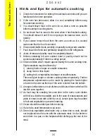 Предварительный просмотр 26 страницы Zanussi ZDG 862 Operating Instructions Manual