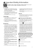 Preview for 3 page of Zanussi ZDG322 Instruction Booklet