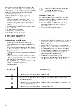 Preview for 52 page of Zanussi ZDH7332PZ User Manual