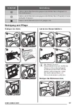 Предварительный просмотр 57 страницы Zanussi ZDH8333P User Manual