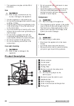 Preview for 20 page of Zanussi ZDH8333W User Manual