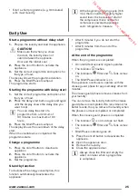 Preview for 25 page of Zanussi ZDH8333W User Manual