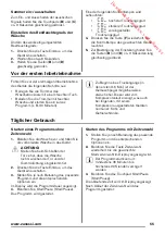 Preview for 55 page of Zanussi ZDH8333W User Manual