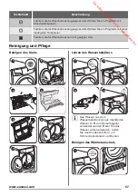 Preview for 57 page of Zanussi ZDH8333W User Manual