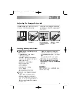 Предварительный просмотр 11 страницы Zanussi ZDI 100 User Manual