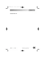 Предварительный просмотр 24 страницы Zanussi ZDI 100 User Manual