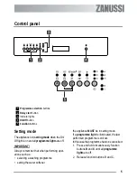 Предварительный просмотр 5 страницы Zanussi ZDI 200 User Manual