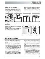 Предварительный просмотр 27 страницы Zanussi ZDI 311 User Manual