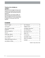 Preview for 2 page of Zanussi ZDI 600 QX User Manual