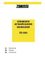 Zanussi ZDI 6555 Instruction Book preview