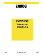 Zanussi ZDI 6895 QA Instruction Book preview