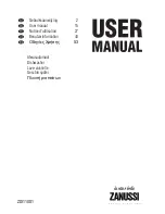 Zanussi ZDI11001 User Manual preview