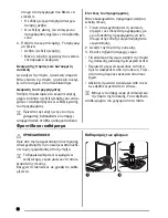 Предварительный просмотр 62 страницы Zanussi ZDI11001 User Manual