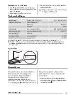 Предварительный просмотр 61 страницы Zanussi ZDI12010XA User Manual