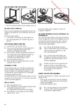 Предварительный просмотр 10 страницы Zanussi ZDI26022XA User Manual