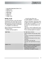 Preview for 5 page of Zanussi ZDI430 User Manual