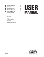 Предварительный просмотр 1 страницы Zanussi ZDK320 User Manual