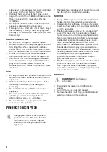 Предварительный просмотр 4 страницы Zanussi ZDLN1512 User Manual