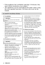 Предварительный просмотр 4 страницы Zanussi ZDLN1522 User Manual