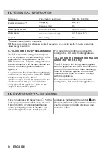 Предварительный просмотр 24 страницы Zanussi ZDLN1522 User Manual