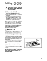 Предварительный просмотр 19 страницы Zanussi ZDM 769 X Operating And Installation Booklet