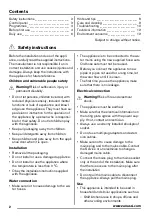 Preview for 2 page of Zanussi ZDM11301WA User Manual