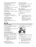 Предварительный просмотр 7 страницы Zanussi ZDM17301WA User Manual