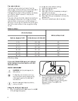 Предварительный просмотр 8 страницы Zanussi ZDM17301WA User Manual