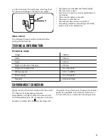 Предварительный просмотр 15 страницы Zanussi ZDM17301WA User Manual