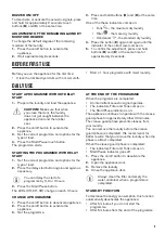 Preview for 9 page of Zanussi ZDP7207PZ User Manual