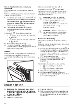 Preview for 10 page of Zanussi ZDSN151X2 User Manual