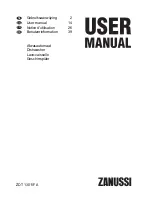 Preview for 1 page of Zanussi ZDT 13011FA User Manual