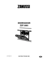 Preview for 1 page of Zanussi ZDT 5895 Instruction Book