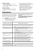 Preview for 14 page of Zanussi ZDT26050FA User Manual