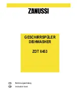 Zanussi ZDT6453 Instruction Book preview