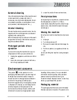 Preview for 17 page of Zanussi ZDTS 101 User Manual