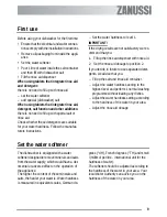 Preview for 9 page of Zanussi ZDTS300 User Manual