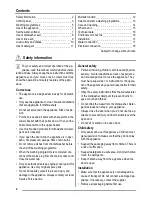 Предварительный просмотр 2 страницы Zanussi ZDTS401 User Manual