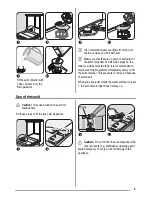 Предварительный просмотр 9 страницы Zanussi ZDTS401 User Manual