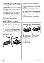 Preview for 62 page of Zanussi ZDV 14001FA User Manual