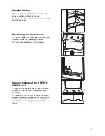 Предварительный просмотр 7 страницы Zanussi ZE 76/3 W Instruction Booklet