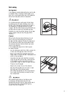 Предварительный просмотр 11 страницы Zanussi ZE 76/3 W Instruction Booklet